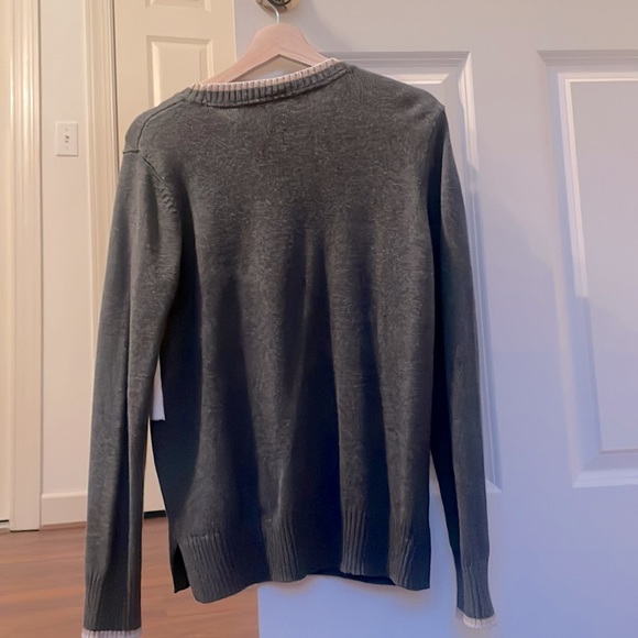Charter Club grey christmas sweater M - Picture 3 of 4